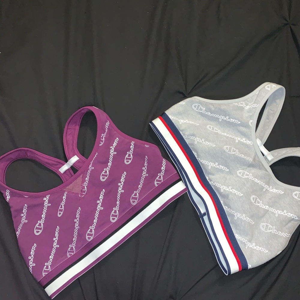 2 champion sport bras nwt